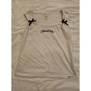 Looney Tunes Justice Youth Tank Top Size Large "That's All Folks" Crop